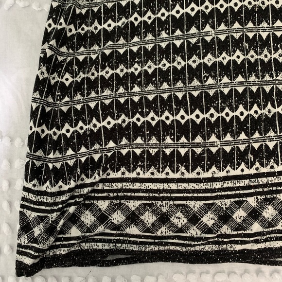 Strapless summer dress.  White & black - Picture 3 of 6